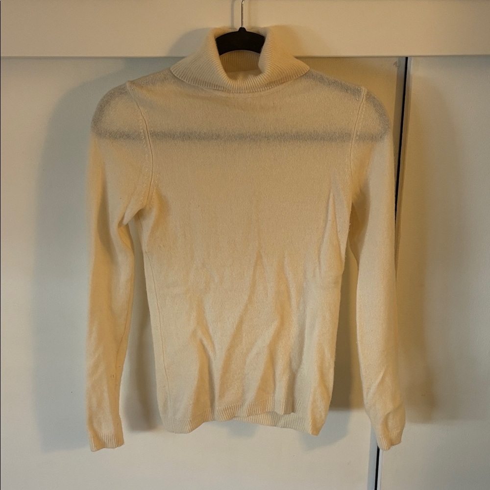 Morgan Taylor Cream Cashmere Sweater